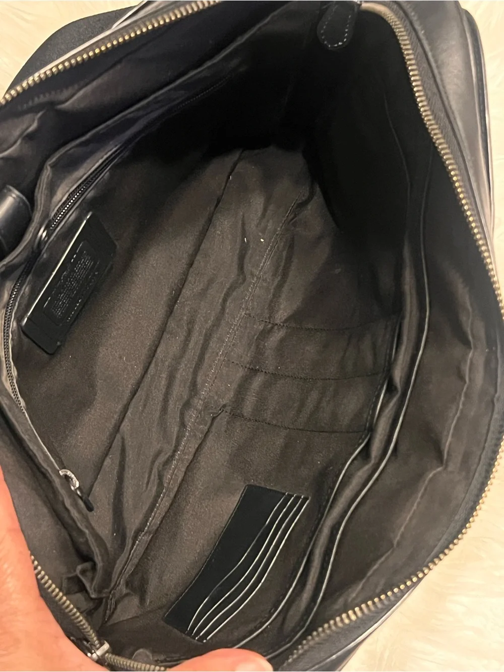 Coach men briefcase